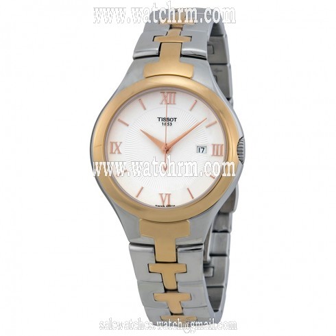 Tissot 'T12' Two-tone Stainless Steel Ladies Watch T0822102203800
