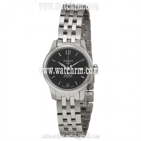 Tissot T-Classic Le Loche Automatic Black Dial Stainless Steel Ladies Watch T41118354