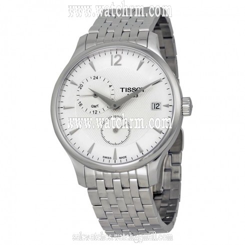 Tissot T-Classic Tradition White Dial Stainless Steel Men's Watch T0636391103700