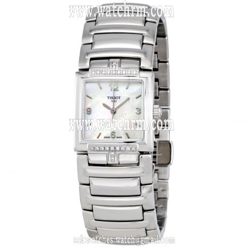 Tissot T-Evocation White Dial Stainless Steel Ladies Watch T0513106111700