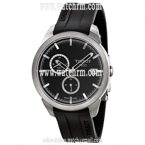 Tissot Titanium GMT Black Dial Men's Watch T0694394706100