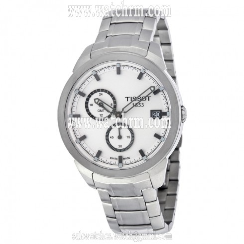 Tissot Titanium GMT White Dial Men's Watch T0694394403100