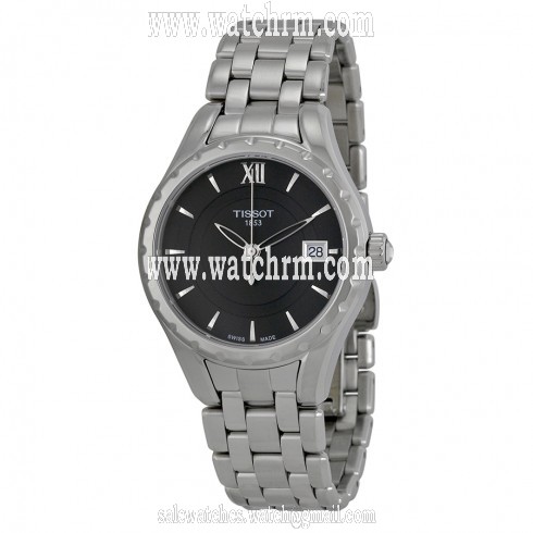 Tissot T-Lady Black Dial Stainless Steel Ladies Watch T0722101105800