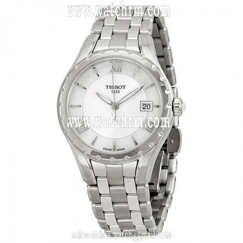 Tissot T-Lady Mother of Pearl Dial Stainless Steel Ladies Watch T0722101111800