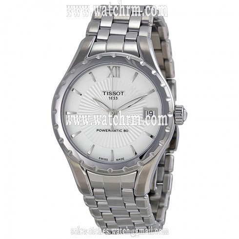 Tissot T-Lady Powermatic Automatic Silver Dial Stainless Steel Ladies Watch T0722071103800