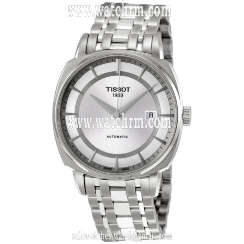 Tissot T-Lord Silver Dial Automatic Stainless Steel Men's Watch T0595071103100