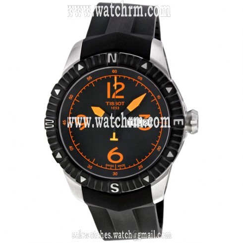 Tissot T-Navigator Automatic Black Dial Stainless Steel Men's Watch T0624301705701