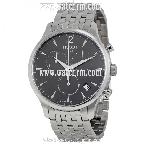 Tissot Tradition Chronograph Charcoal Dial Men's Watch T063.617.11.067.00