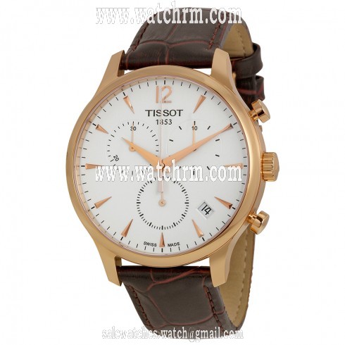 Tissot Tradition Classic Chronograph Rose Gold-plated Men's Watch T0636173603700