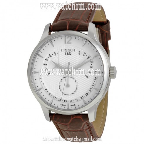Tissot Tradition Silver Dial Stainless Steel Case Men's Watch T0636371603700