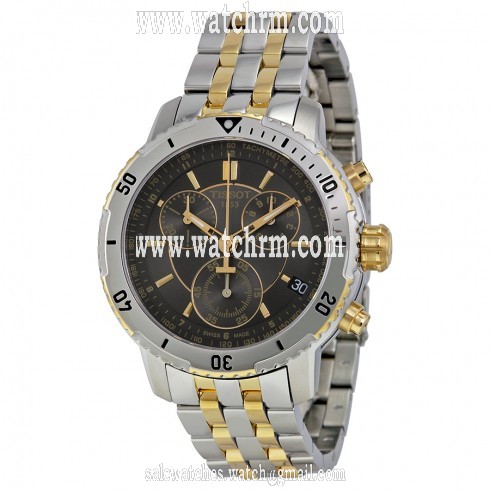 Tissot T-Sport PRS 200 Chronograph Black Dial Men's Watch T0674172205100