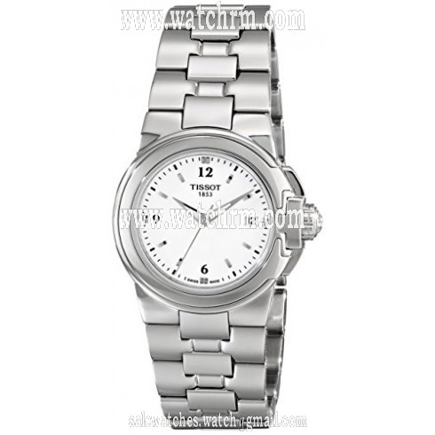 Tissot T-Sport Silver Dial Stainless Steel Ladies Watch T0802101101700