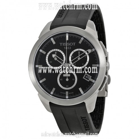 Tissot T-sport Titanium Black Dial Rubber Men's Watch T0694174705100
