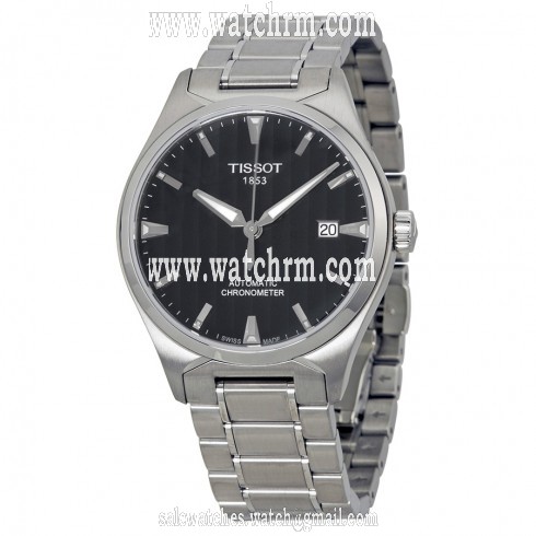 Tissot T-Tempo Automatic Black Dial Stainless Steel Men's Watch T0604081105100