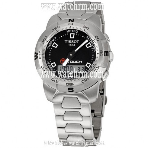 Tissot T-Touch Steel Analog/Digital Multifunction Black Men's Watch T33.1.588.51