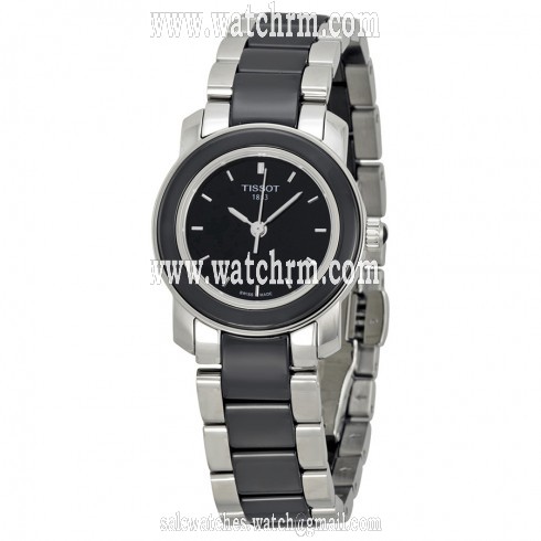 Tissot T-Trend Cera Black Ceramic Ladies Watch T0642102205100