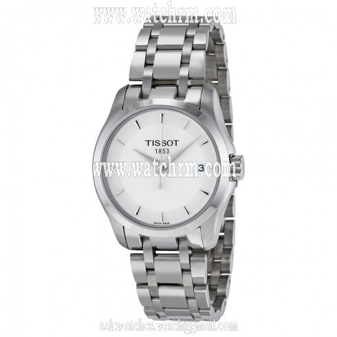 Tissot T-Trend Couturier White Dial Ladies Watch T0352101101100
