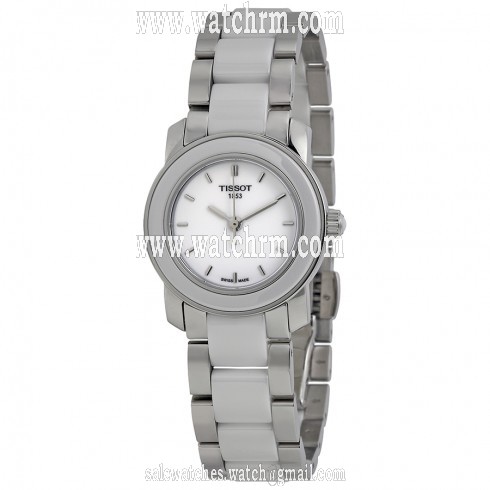 Tissot T-Trend White Ceramic Ladies Watch T0642102201100