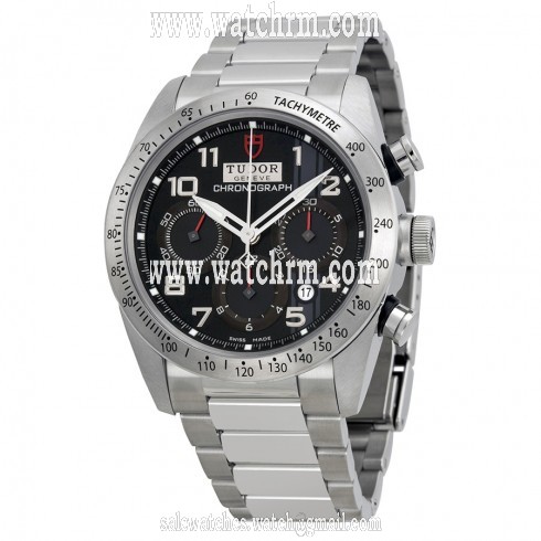 Tudor Fastrider Chronograph Black Dial Stainless Steel Men's Watch 42000-95730