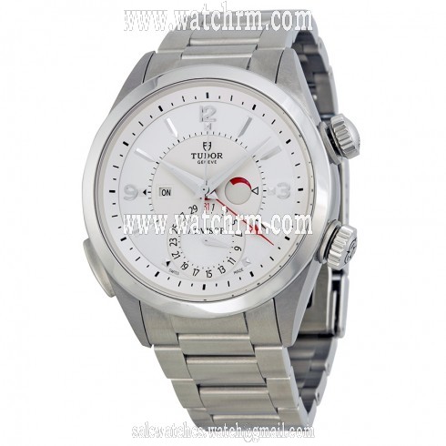 Tudor Heritage Advisor Silver Dial Stainless Steel Men's Watch 79620T-95740