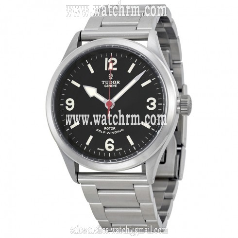 Tudor Heritage Ranger Black Dial Stainless Steel Men's Watch 79910-BKASSS