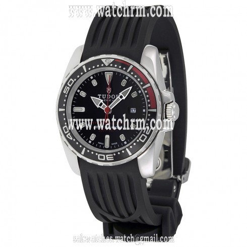 Tudor Hydronaut II Black Dial Black Rubber Ladies Watch 24060N-BKSBKRS