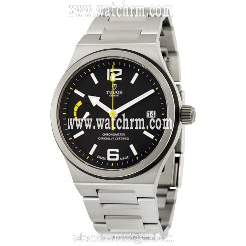 Tudor North Flag  Automatic Black Dial Stainless Steel Men's Watch 91210N-BKSS