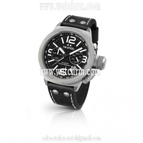 TW Steel Canteen Black Dial Automatic Men's Chronograph Watch CS3