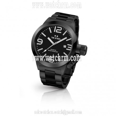 TW Steel Canteen Black Dial Men's Quartz Watch CB211
