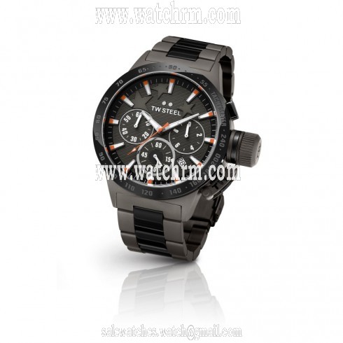 TW Steel Canteen Dark Grey Dial Men's Chronograph Watch TW313