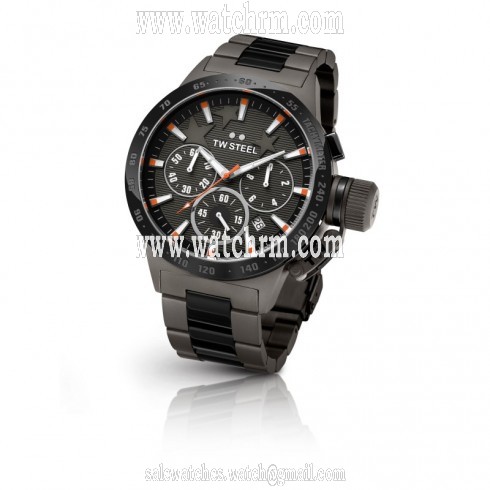 TW Steel Canteen Dark Grey Dial Men's Chronograph Watch TW314