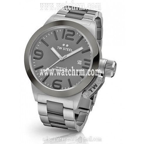 TW Steel Canteen Dark Titanium Dial Men's Watch CB202