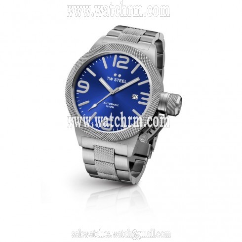 TW Steel Canteen Sunray Blue Dial Automatic Men's Watch CB15