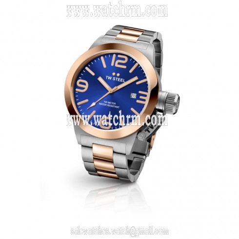TW Steel Canteen Sunray Blue Dial Men's Watch CB141