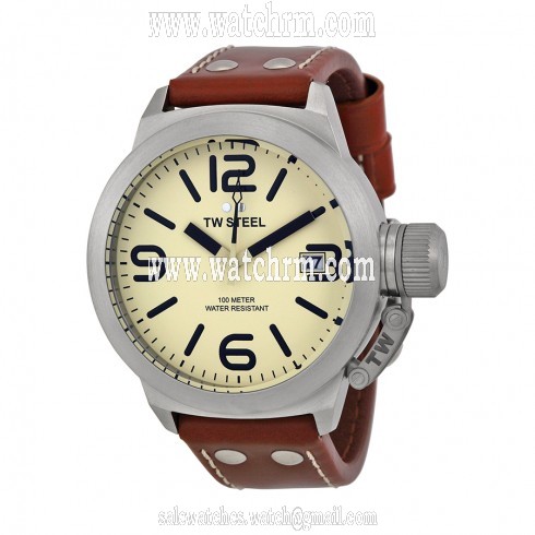 TW Steel CEO 45 mm Cream Dial Men's Watch TW1R
