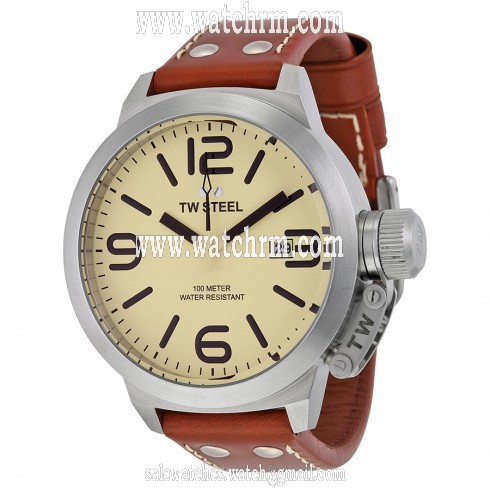 TW Steel CEO 50 mm Cream Dial Men's Watch TW21R