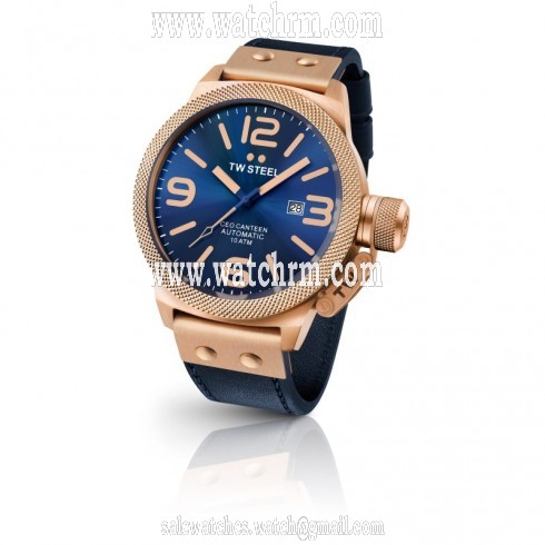 TW Steel CEO Canteen Automatic Sunray Blue Dial Men's Watch CE1202