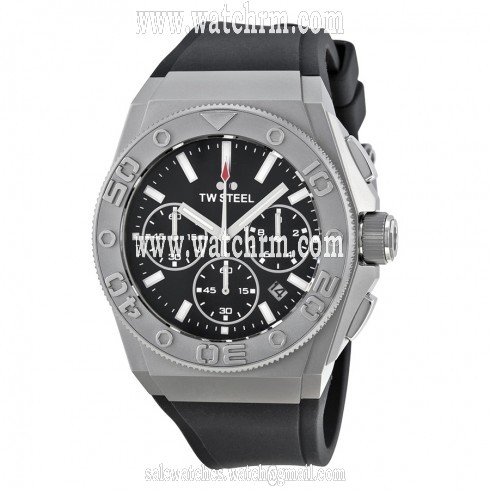 TW Steel CEO Diver Black Dial Chronograph Unisex Watch CE5008