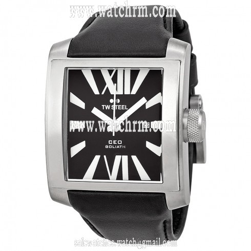 TW Steel CEO Goliath Black Dial 42mm Men's Watch CE3005
