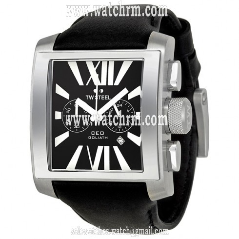 TW Steel CEO Goliath Chronograph Black Dial Men's Watch CE3006