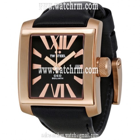 TW Steel CEO Goliath Rose Gold-plated 37mm Unisex Watch CE3010