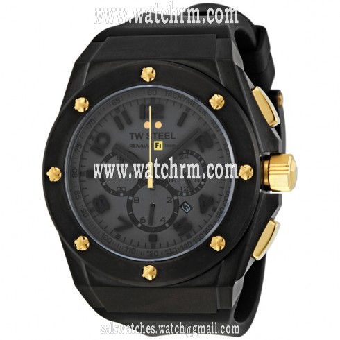 TW Steel CEO RF1 Team Chronograph Black Dial 48mm Men's Watch TW683
