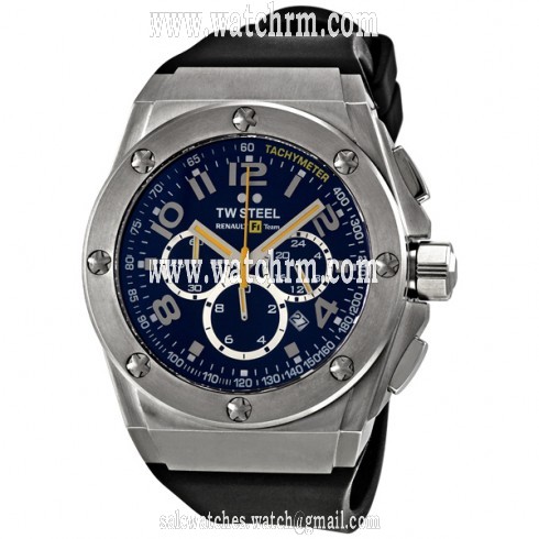 TW Steel CEO RF1 Team Chronograph Tech Black Dial 44mm Men's Watch TW680