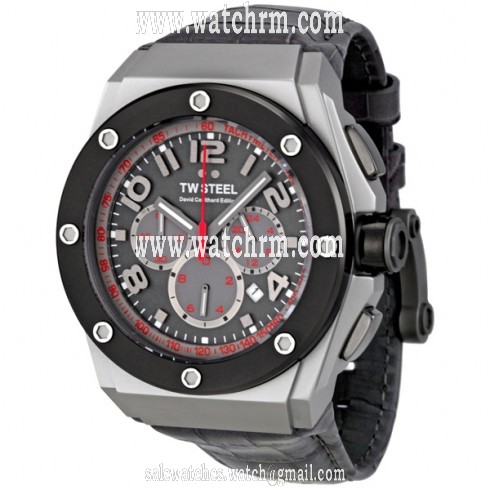 TW Steel CEO Tech David Coulthard Chronograph Grey PVD Watch CE4001