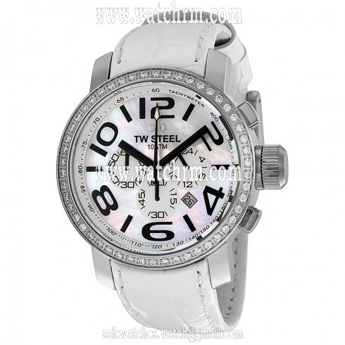 TW Steel Grandeur 45 MM Mother Of Pearl Dial Unisex Watch TW54