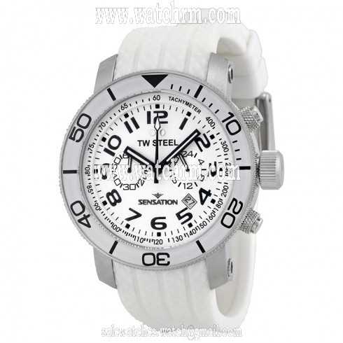 TW Steel Grandeur Chronograph White Dial Men's Watch TW834