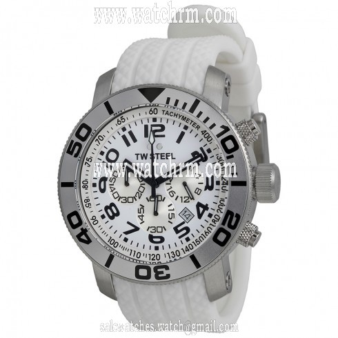TW Steel Grandeur Diver Chronograph White Dial Unisex Watch TW94