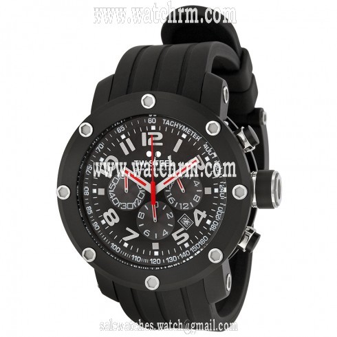 TW Steel Grandeur Tech Black Dial Chronograph 45 MM Men's Watch TW134