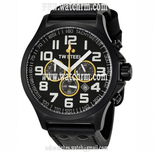TW Steel Lotus F1 Chronograph 45mm Black PVD Men's Watch TW677R