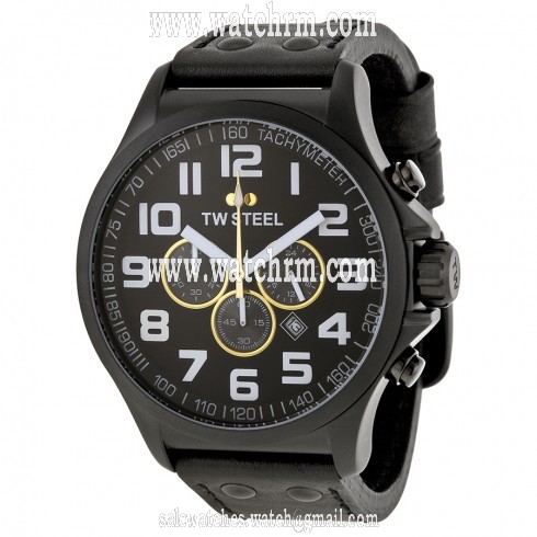 TW Steel Lotus F1 Chronograph 48mm Black PVD Men's Watch TW678R